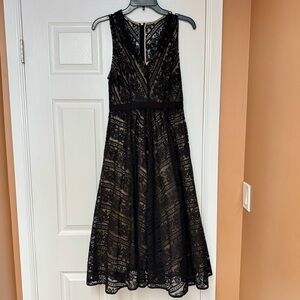 NEW with tags Plenty by Tracy Reese Anthropologie black midi dress size 2